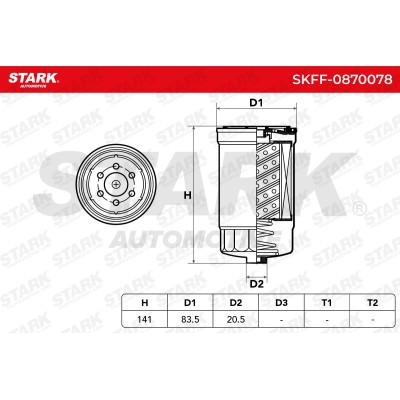 Kraftstofffilter Stark SKFF-0870078 SKFF-0870078 - foto 6
