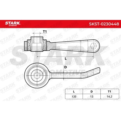 Stabilisator Stange Stark SKST-0230448 SKST-0230448 - foto 5