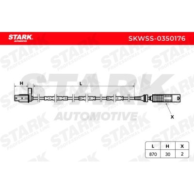 ABS Sensor Stark SKWSS-0350176 SKWSS-0350176 - foto 6