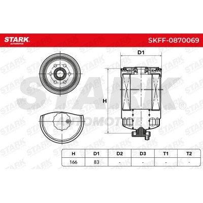 Kraftstofffilter Stark SKFF-0870069 SKFF-0870069 - foto 5