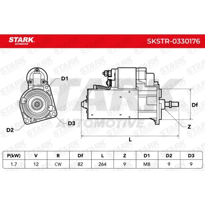 Anlasser Stark SKSTR-0330176 SKSTR-0330176 - foto 5