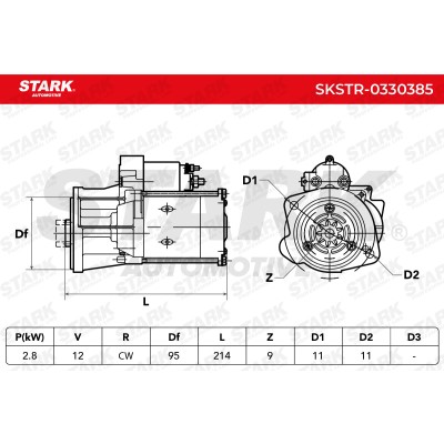 Anlasser Stark SKSTR-0330385 SKSTR-0330385 - foto 7