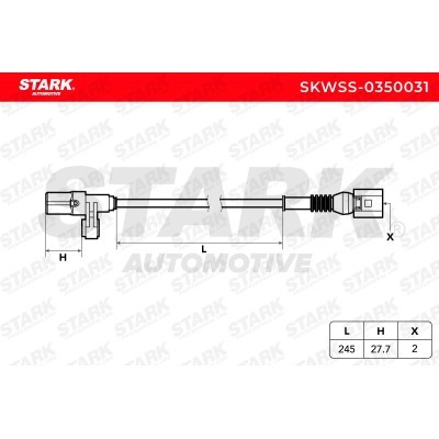 ABS Sensor Stark SKWSS-0350031 SKWSS-0350031 - foto 4