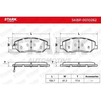 Bremsbeläge Satz Stark SKBP-0010262 SKBP-0010262 - foto 3