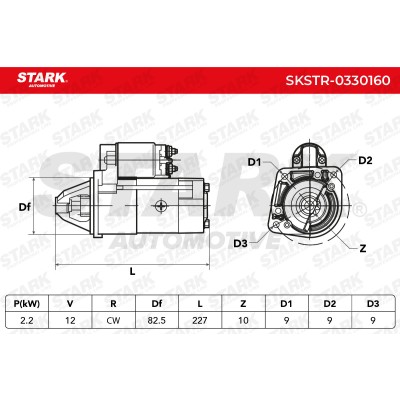 Anlasser Stark SKSTR-0330160 SKSTR-0330160 - foto 6