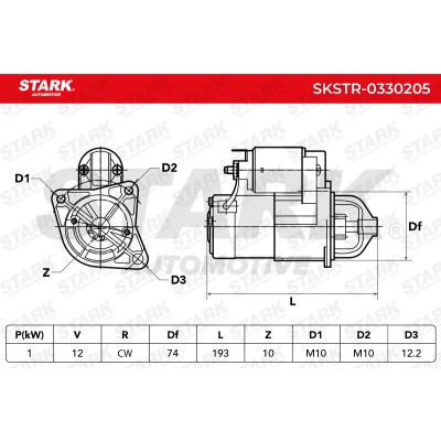 Anlasser Stark SKSTR-0330205 SKSTR-0330205 - foto 6