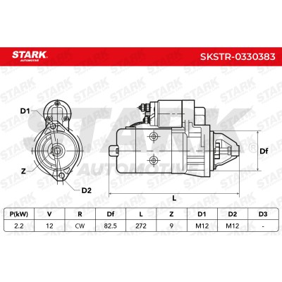 Anlasser Stark SKSTR-0330383 SKSTR-0330383 - foto 7
