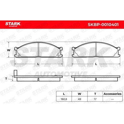 Bremsbeläge Satz Stark SKBP-0010401 SKBP-0010401 - foto 6