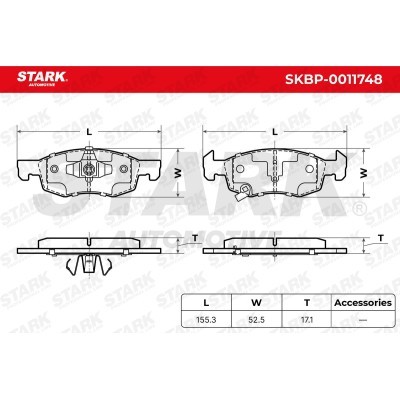 Bremsbeläge Satz Stark SKBP-0011748 SKBP-0011748 - foto 5