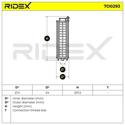 Ölfilter RIDEX 7O0293 7O0293 - foto 5
