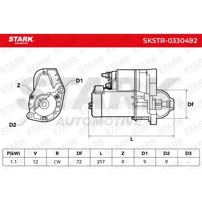 Anlasser Stark SKSTR-0330492 SKSTR-0330492 - foto 6
