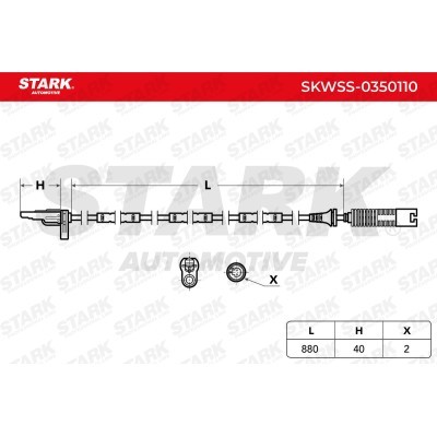 ABS Sensor Stark SKWSS-0350110 SKWSS-0350110 - foto 6