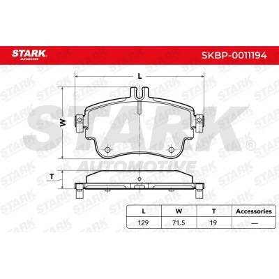 Bremsbeläge Satz Stark SKBP-0011194 SKBP-0011194 - foto 3