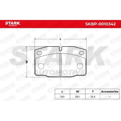 Bremsbeläge Satz Stark SKBP-0010342 SKBP-0010342 - foto 3