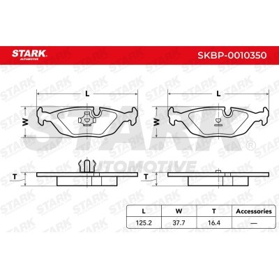 Bremsbeläge Satz Stark SKBP-0010350 SKBP-0010350 - foto 3
