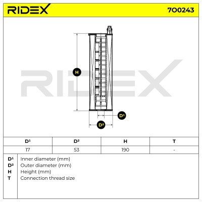 Ölfilter RIDEX 7O0243 7O0243 - foto 8
