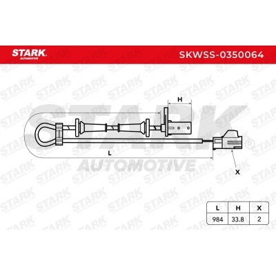 ABS Sensor Stark SKWSS-0350064 SKWSS-0350064 - foto 2