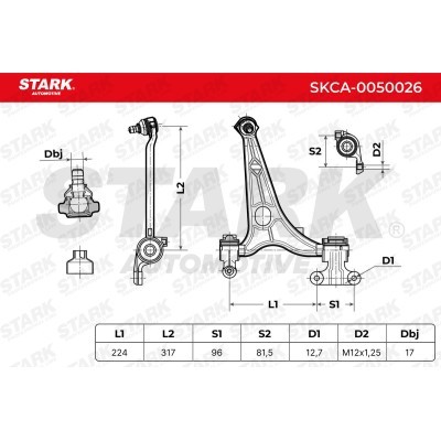 Querlenker Stark SKCA-0050026 SKCA-0050026 - foto 4