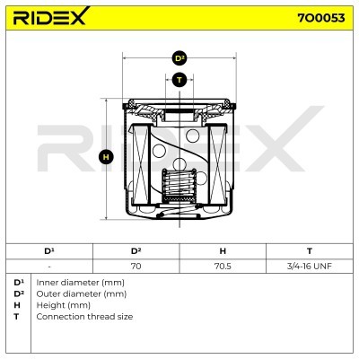 Ölfilter RIDEX 7O0053 7O0053 - foto 5