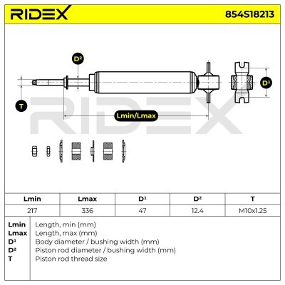 Stoßdämpfer RIDEX 854S18213 854S18213 - foto 6