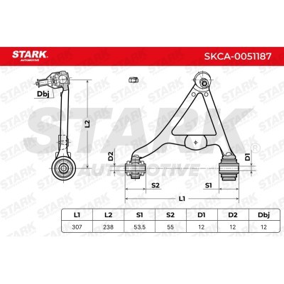 Querlenker Stark SKCA-0051187 SKCA-0051187 - foto 3