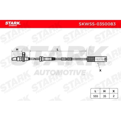ABS Sensor Stark SKWSS-0350083 SKWSS-0350083 - foto 2