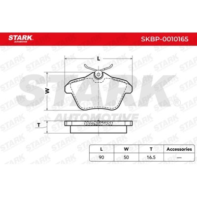Bremsbeläge Satz Stark SKBP-0010165 SKBP-0010165 - foto 3
