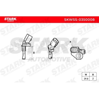 ABS Sensor Stark SKWSS-0350008 SKWSS-0350008 - foto 6
