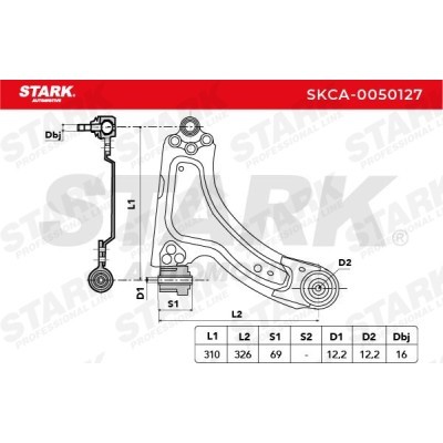 Querlenker Stark SKCA-0050127 SKCA-0050127 - foto 9