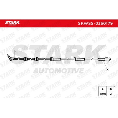 ABS Sensor Stark SKWSS-0350179 SKWSS-0350179 - foto 5