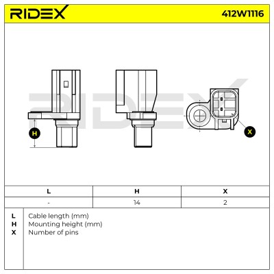 ABS Sensor RIDEX 412W1116 412W1116 - foto 6