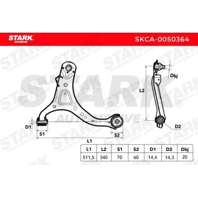 Querlenker Stark SKCA-0050364 SKCA-0050364 - foto 5