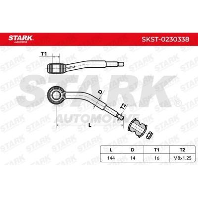 Stabilisator Stange Stark SKST-0230338 SKST-0230338 - foto 6