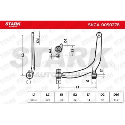 Querlenker Stark SKCA-0050278 SKCA-0050278 - foto 3
