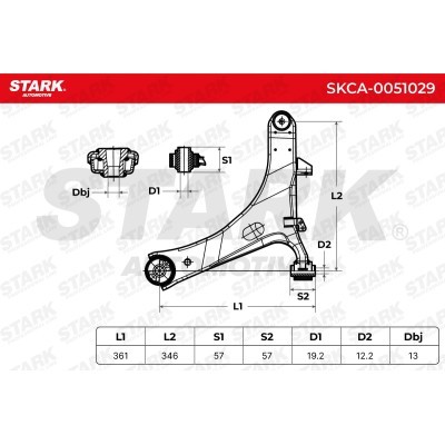 Querlenker Stark SKCA-0051029 SKCA-0051029 - foto 3