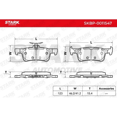 Bremsbeläge Satz Stark SKBP-0011547 SKBP-0011547 - foto 4