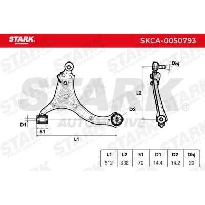 Querlenker Stark SKCA-0050793 SKCA-0050793 - foto 6