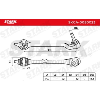 Querlenker Stark SKCA-0050023 SKCA-0050023 - foto 4