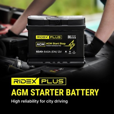 Autobatterie RIDEX 1S0037P 1S0037P - foto 7
