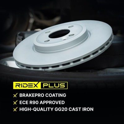 Bremsscheibe RIDEX 82B0010P 82B0010P - foto 4