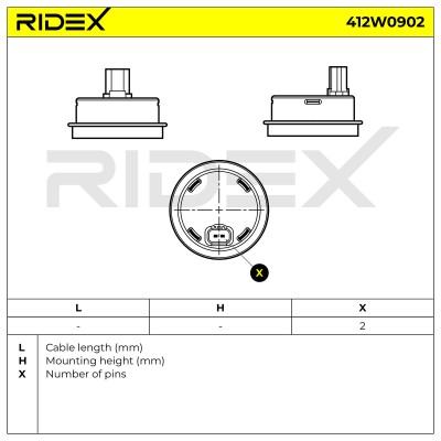 ABS Sensor RIDEX 412W0902 412W0902 - foto 9