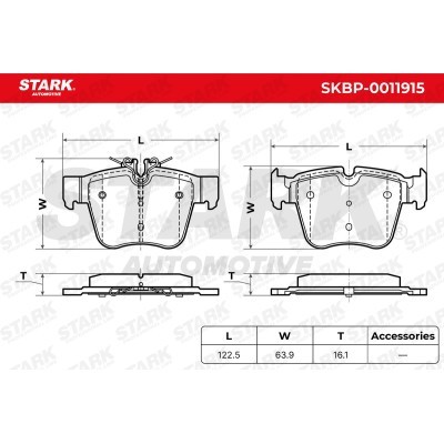 Bremsbeläge Satz Stark SKBP-0011915 SKBP-0011915 - foto 5