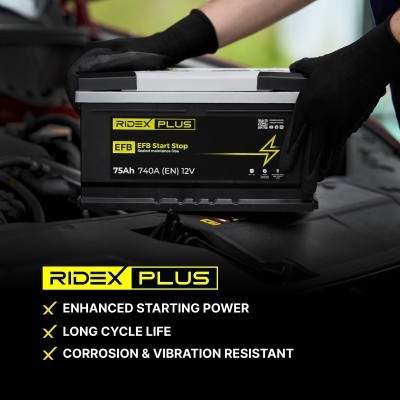 Autobatterie RIDEX 1S0046P 1S0046P - foto 8