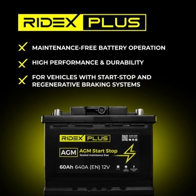 Autobatterie RIDEX 1S0007P 1S0007P - foto 10