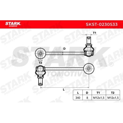 Stabilisator Stange Stark SKST-0230533 SKST-0230533 - foto 6