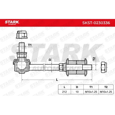 Stabilisator Stange Stark SKST-0230336 SKST-0230336 - foto 6