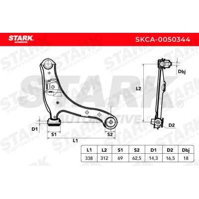 Querlenker Stark SKCA-0050344 SKCA-0050344 - foto 3