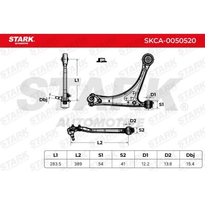 Querlenker Stark SKCA-0050520 SKCA-0050520 - foto 6