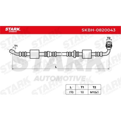 Bremsschlauch Stark SKBH-0820043 SKBH-0820043 - foto 4