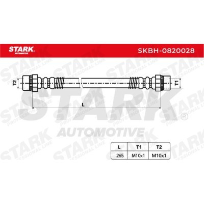 Bremsschlauch Stark SKBH-0820028 SKBH-0820028 - foto 2